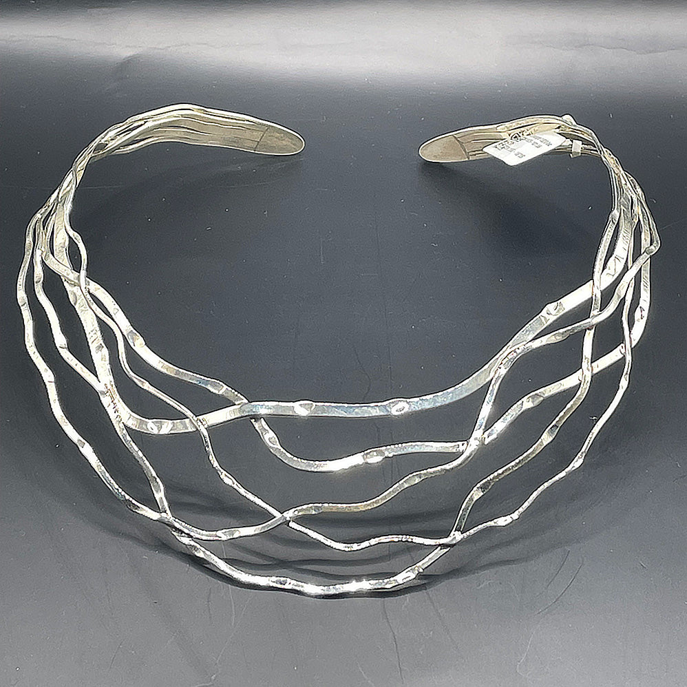 Stirling Silver Neckcuff